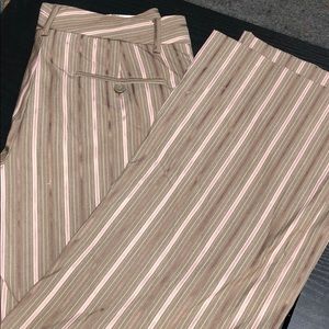Size 2 Express; pinstriped dress pants